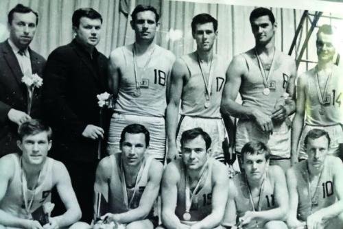 Gediminas Budnikas Kauno "Drobė" 1964 m. tapo Lietuvos čempionais