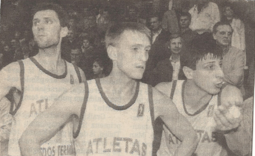 1995 m. LKL finalo akimirka prieš "Žalgirį"