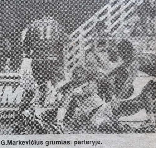 Gvidonas Markevičius 1995 m. Europos čempionate Atėnuose